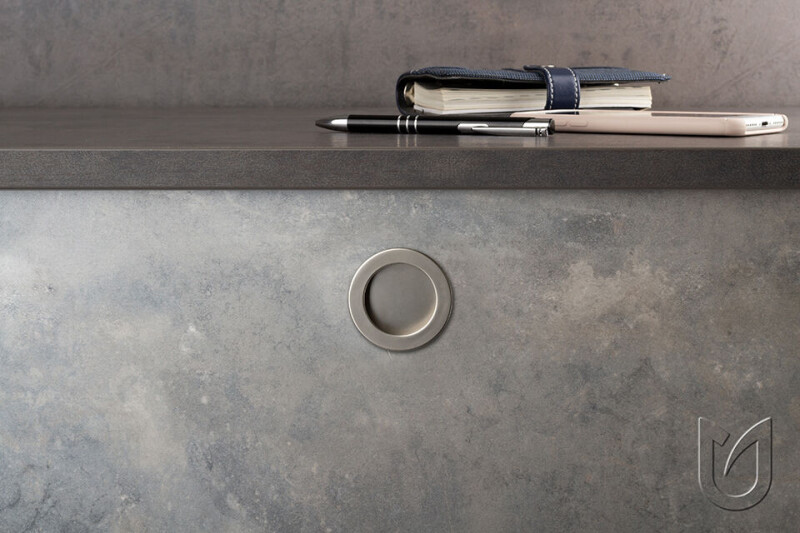 Úchytka Kaniva 40 zápustná nikl matný